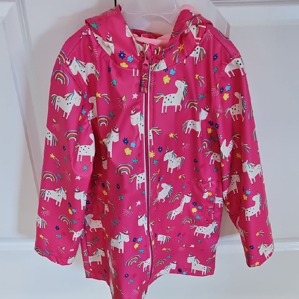 Wippette Pink Unicorn and Rainbow Jacket